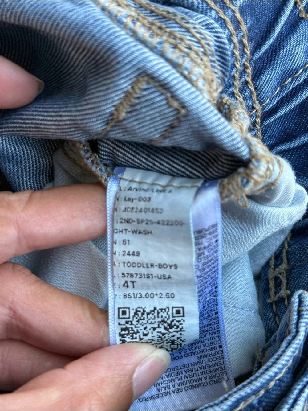 Old Navy Light Blue Straight-Leg Kids Jeans